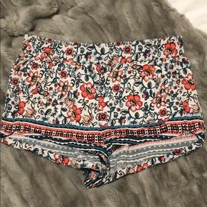 Express floral shorts